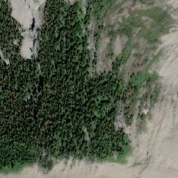 Satellite imagery of Mount Inflexible, CA