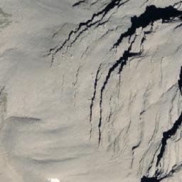 Satellite imagery of Mount Inflexible, CA