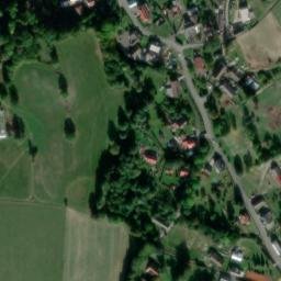 Satellite imagery of [Markvartice u Děčína] church t., CZ