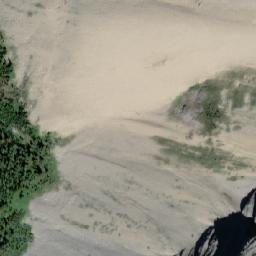 Satellite imagery of Mount Inflexible, CA