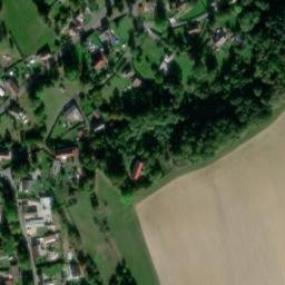 Satellite imagery of [Markvartice u Děčína] church t., CZ