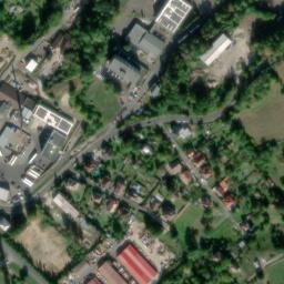 Satellite imagery of [Děčín] factory chimney, CZ