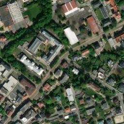 Satellite imagery of [Liberec] church t., CZ