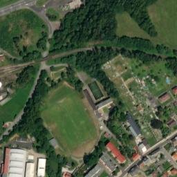 Satellite imagery of [Jablonné v Podještědí] church t., CZ