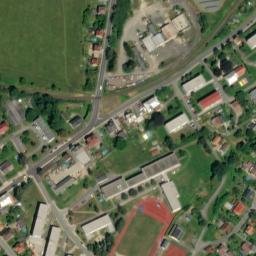 Satellite imagery of [Jablonné v Podještědí] church t., CZ