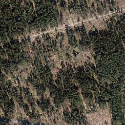 Satellite imagery of Trig point in Thuringia, DE, DE