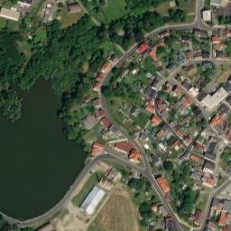 Satellite imagery of [Jablonné v Podještědí] church t., CZ