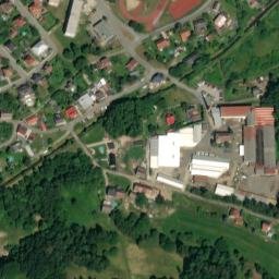 Satellite imagery of [Jablonné v Podještědí] church t., CZ