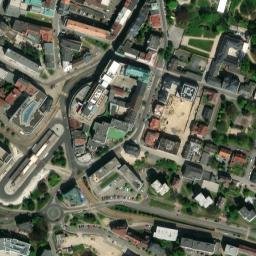 Satellite imagery of [Liberec] church t., CZ