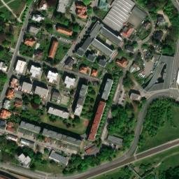 Satellite imagery of [Liberec] church t., CZ