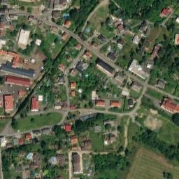 Satellite imagery of [Jablonné v Podještědí] church t., CZ