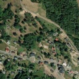 Satellite imagery of [Albrechtice v Jizerských horách] church t., CZ