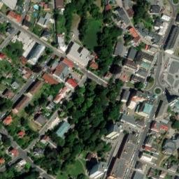 Satellite imagery of [Nový Bor] heat plant chimney, CZ