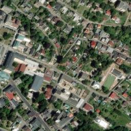 Satellite imagery of [Nový Bor] heat plant chimney, CZ