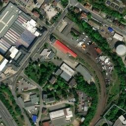 Satellite imagery of [Liberec] heat plant chimney, CZ