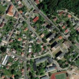 Satellite imagery of [Nový Bor] heat plant chimney, CZ