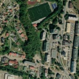 Satellite imagery of [Desná I] church t., CZ