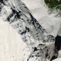 Satellite imagery of Mount Hood, CA