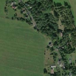 Satellite imagery of [Libouchec-Čermná] church t., CZ