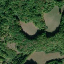 Satellite imagery of [Malá Veleň] church t., CZ