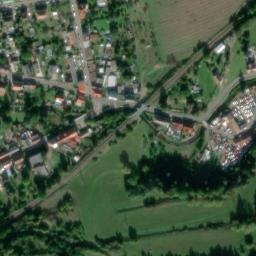 Satellite imagery of [Benešov nad Ploučnicí] church t., CZ