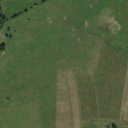 Satellite imagery of [Křižany] church t., CZ