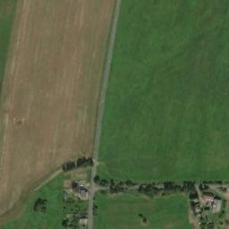 Satellite imagery of [Křižany] church t., CZ