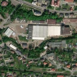 Satellite imagery of Intex [Liberec-Vratislavice] textil factory chimney, CZ