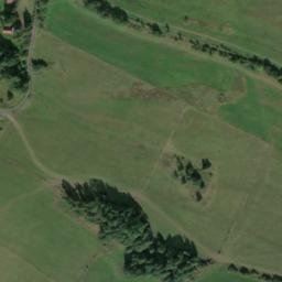 Satellite imagery of [Libouchec-Čermná] church t., CZ