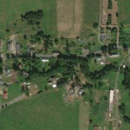 Satellite imagery of [Křižany] church t., CZ