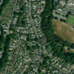 Satellite imagery of Okehampton Castle, GB