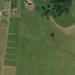 Satellite imagery of [Křižany] church t., CZ