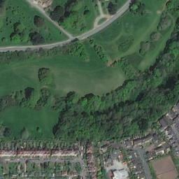 Satellite imagery of Danes Castle, GB