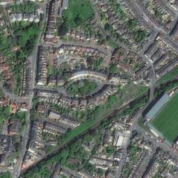 Satellite imagery of Danes Castle, GB