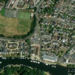 Satellite imagery of Christchurch Castle, GB