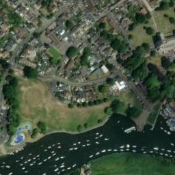 Satellite imagery of Christchurch Castle, GB