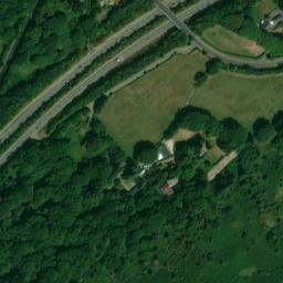 Satellite imagery of Okehampton Castle, GB