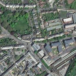 Satellite imagery of Rougemont Castle, GB