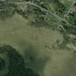 Satellite imagery of [Volfartice] church t., CZ