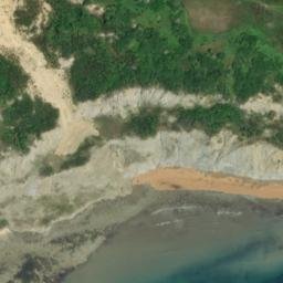 Satellite imagery of Golden Cap, FR