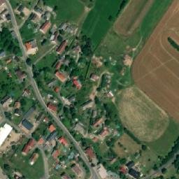 Satellite imagery of [Brniště] church t., CZ