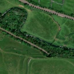 Satellite imagery of Poundbury Camp, GB