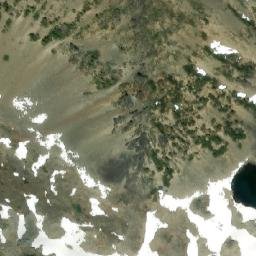 Satellite imagery of Sunshine Mountain, CA