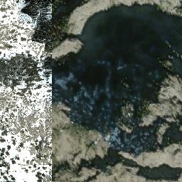 Satellite imagery of Fountain Peak, CA