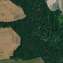 Satellite imagery of [Brniště] church t., CZ