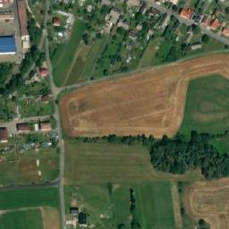Satellite imagery of [Brniště] church t., CZ