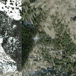 Satellite imagery of Fountain Peak, CA