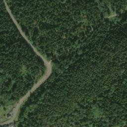 Satellite imagery of [Český Jiřetín] church sanctus t., CZ