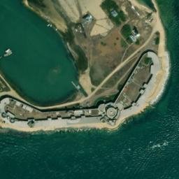 Satellite imagery of Hurst Point, GB