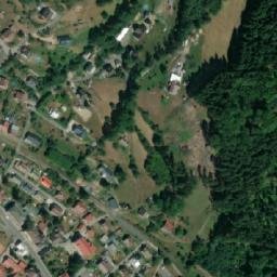 Satellite imagery of [Jablonec nad Jizerou] former textil factory chimney-2, CZ